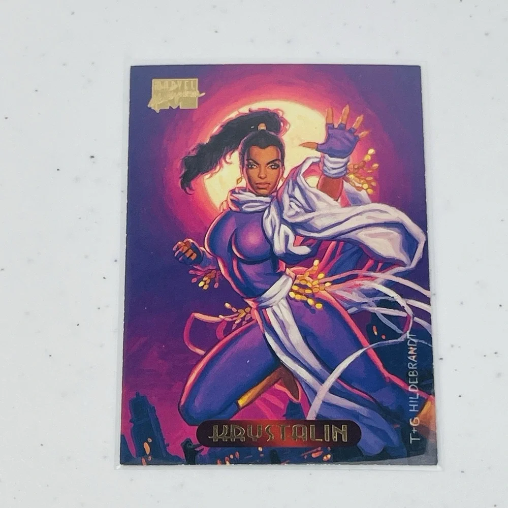 1994 Marvel Masterpieces Comic 64 Krystalin Hildebrandt Trading Card